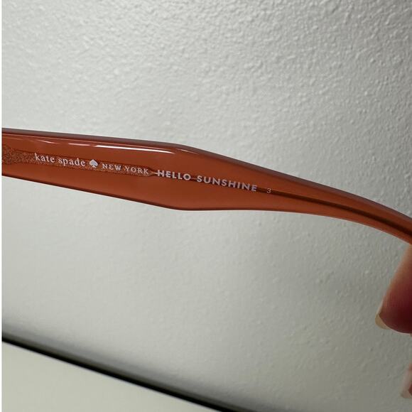 Kate Spade Hello Sunshine Alexus/S Peachy Retro Sunglasses - Picture 9 of 16